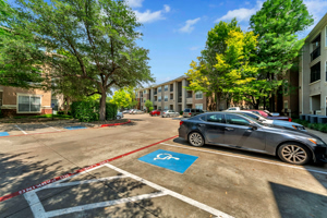 Photo of community parking area